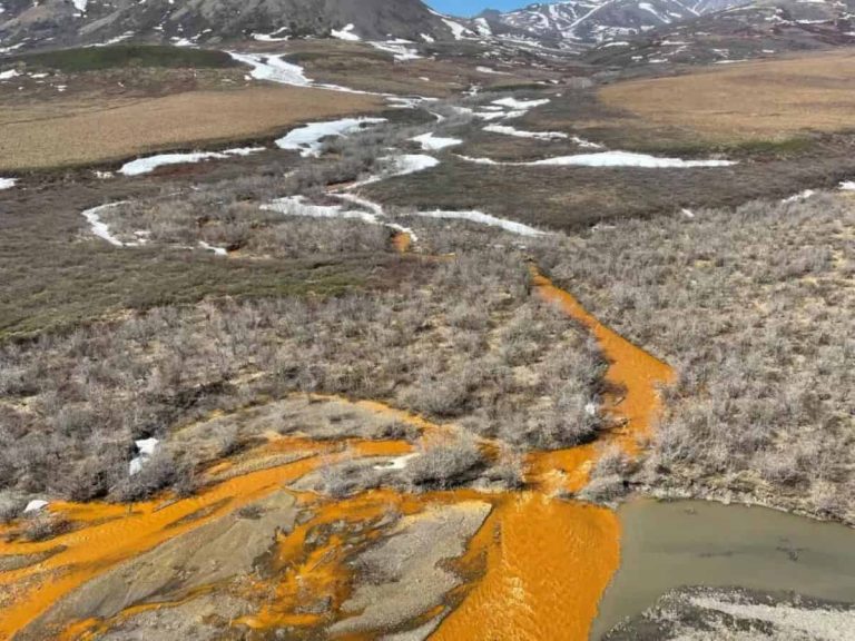 “Arctic Rivers Turn Orange: A Sign of Thawing Ground Effects”